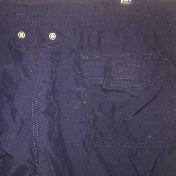 Polo by Ralph Lauren Men's Blue Red Drawstrings Swim Trunks Size Large - Picture 5 of 10